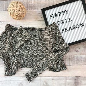 Poetry Knit Long Sleeve Crop